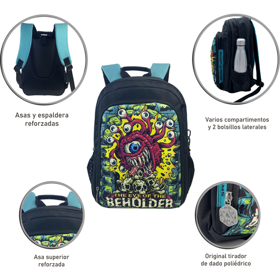 D&D MOCHILA 43 CM CON TROLLEY EXTRAIBLE image 3