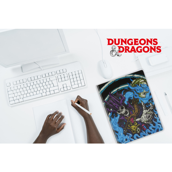 D&D CUADERNO FOLIO 80 HOJAS BLACK LIGHT image 3