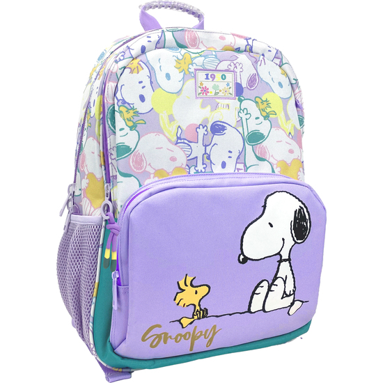 SNOOPY MOCHILA ESCOLAR ADAPTABLE A TROLLEY - 1950 image 1