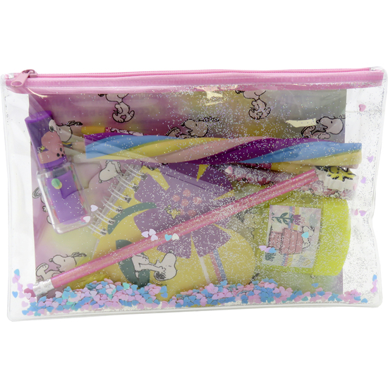SNOOPY SET PORTATODO JUMBO CON ACCESORIOS DE PAPELERÍA image 0
