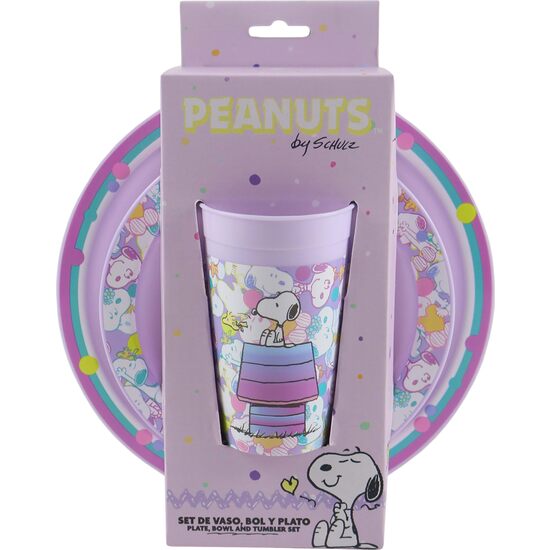 SNOOPY SET MENAJE 3 PIEZAS image 0