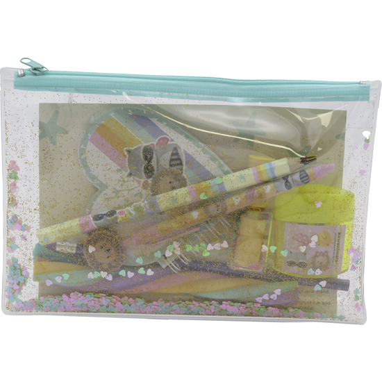KAWANIMALS SET PORTATODO JUMBO CON ACCESORIOS DE PAPELERÍA image 0