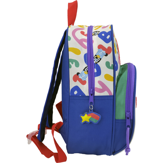 BLUEY MOCHILA 30CM BOLSILLO FRONTAL - RAINBOW image 2