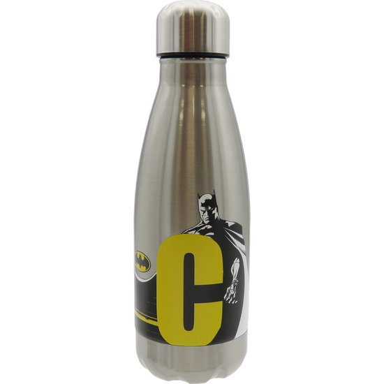 BATMAN BOTELLA PERSONALIZABLE DE ACERO 550ML LETRA C image 0