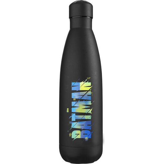 BATMAN BOTELLA NEGRA RUBBERIZADA DE DOBLE PARED image 1