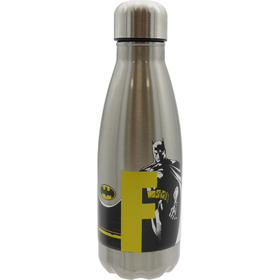 BATMAN BOTELLA PERSONALIZABLE DE ACERO 550ML LETRA F image 0