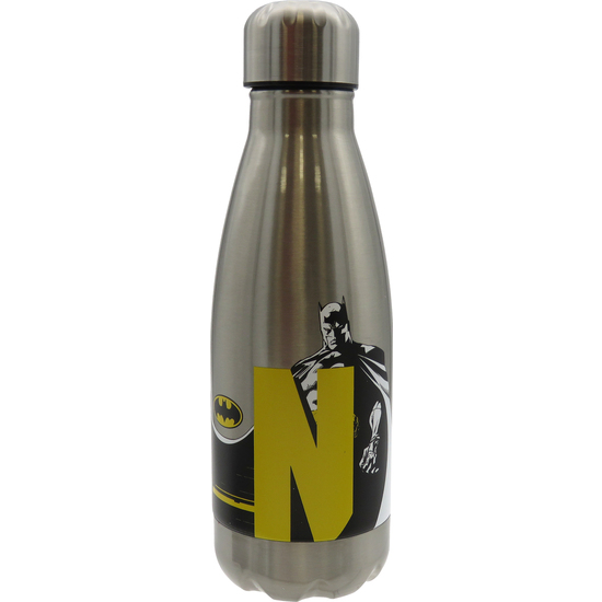 BATMAN BOTELLA PERSONALIZABLE DE ACERO 550ML LETRA N image 0
