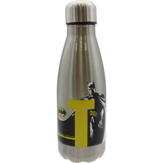BATMAN BOTELLA PERSONALIZABLE DE ACERO 550ML LETRA T image 0