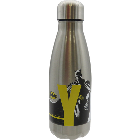 BATMAN BOTELLA PERSONALIZABLE DE ACERO 550ML LETRA Y image 0