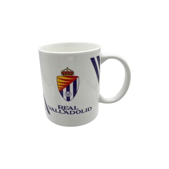 REAL VALLADOLID TAZA CERÁMICA ESCUDO COLOR image 1