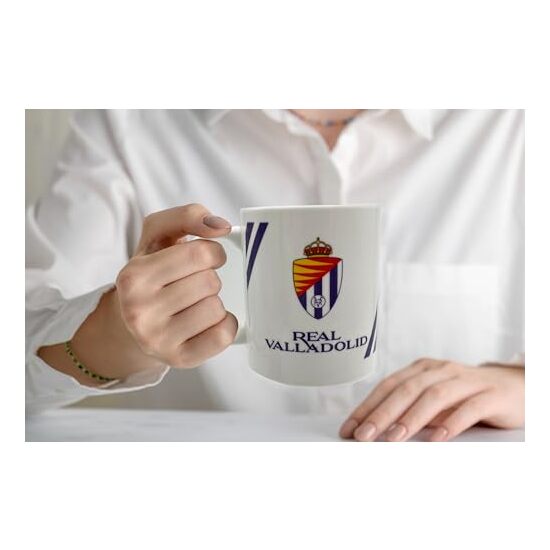 REAL VALLADOLID TAZA CERÁMICA ESCUDO COLOR image 5