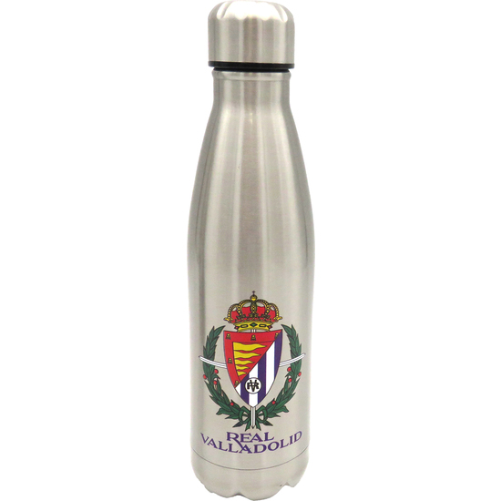 REAL VALLADOLID BOTELLA DE ACERO DE DOBLE PARED COLOR PLATA image 0