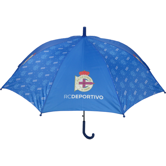 DEPORTIVO DE LA CORUÑA PARAGUAS AUTOMÁTICO 54 CADETE  POLIÉSTER image 0