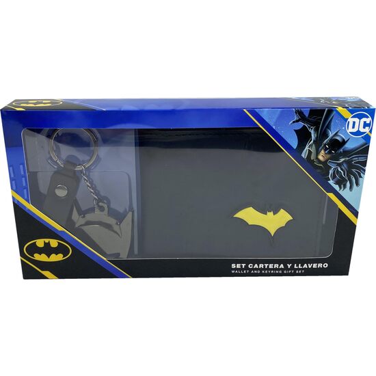 BATMAN SET DE CARTERA Y LLAVERO PREMIUM EN CAJA image 0