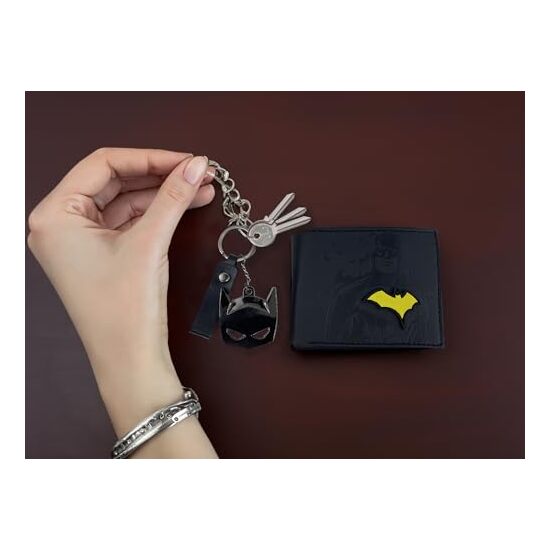 BATMAN SET DE CARTERA Y LLAVERO PREMIUM EN CAJA image 5