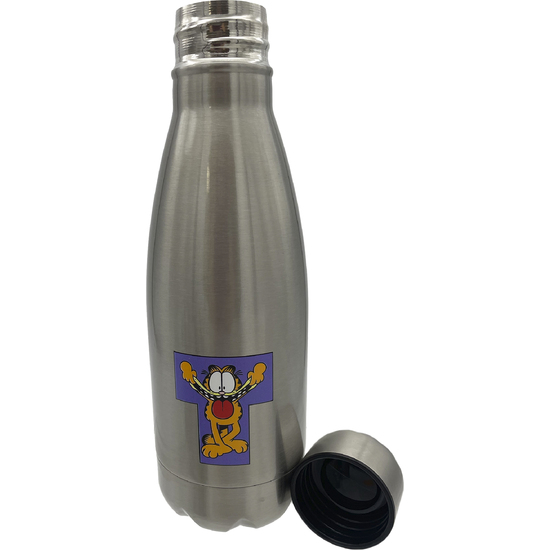 GARFIELD BOTELLA PERSONALIZABLE DE ACERO 550ML LETRA T image 3