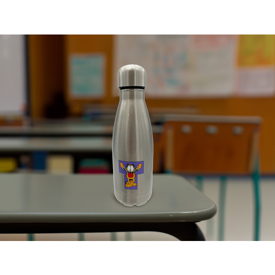 GARFIELD BOTELLA PERSONALIZABLE DE ACERO 550ML LETRA T image 4