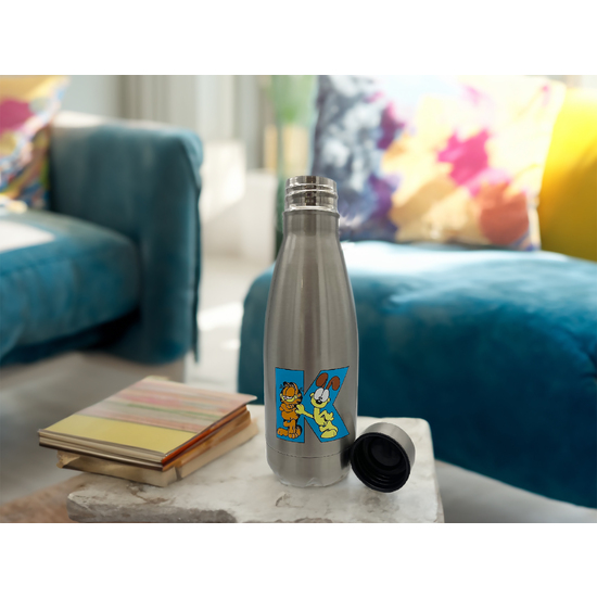 GARFIELD BOTELLA PERSONALIZABLE DE ACERO 550ML LETRA K image 4
