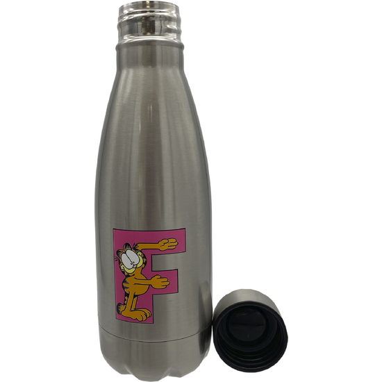 GARFIELD BOTELLA PERSONALIZABLE DE ACERO 550ML LETRA F image 3