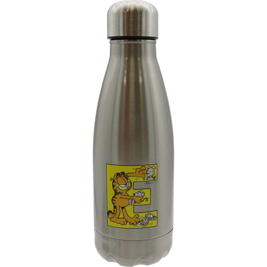 GARFIELD BOTELLA PERSONALIZABLE DE ACERO 550ML LETRA E image 0