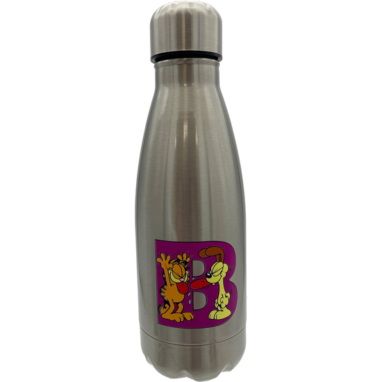 GARFIELD BOTELLA PERSONALIZABLE DE ACERO 550ML LETRA B image 0