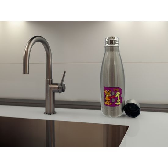 GARFIELD BOTELLA PERSONALIZABLE DE ACERO 550ML LETRA B image 4