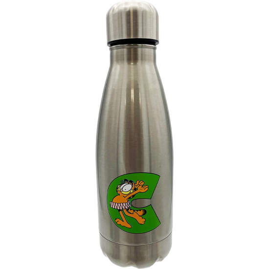 GARFIELD BOTELLA PERSONALIZABLE DE ACERO 550ML LETRA C image 0