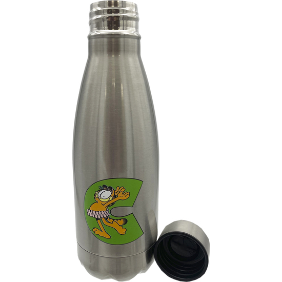 GARFIELD BOTELLA PERSONALIZABLE DE ACERO 550ML LETRA C image 3