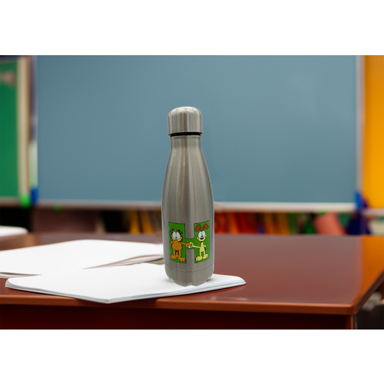 GARFIELD BOTELLA PERSONALIZABLE DE ACERO 550ML LETRA H image 4