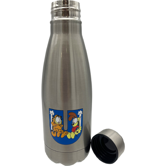 GARFIELD BOTELLA PERSONALIZABLE DE ACERO 550ML LETRA U image 3