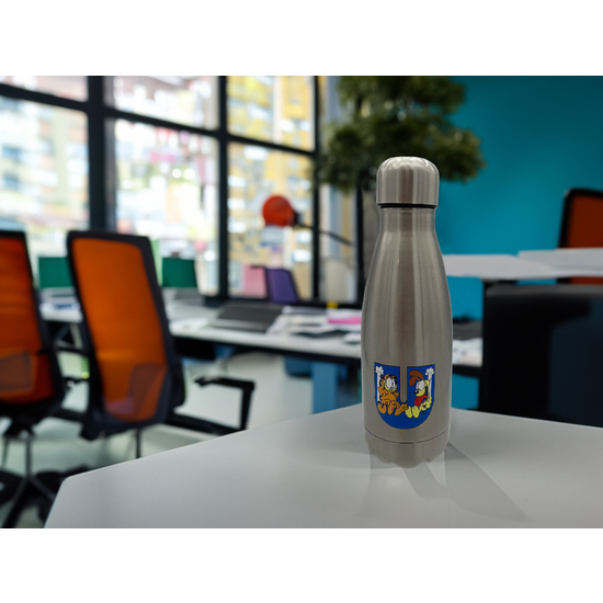 GARFIELD BOTELLA PERSONALIZABLE DE ACERO 550ML LETRA U image 4