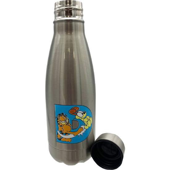 GARFIELD BOTELLA PERSONALIZABLE DE ACERO 550ML LETRA D image 3