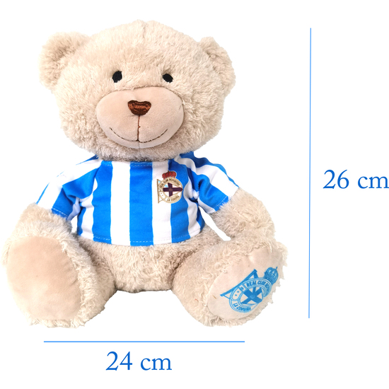 DEPORTIVO DE LA CORUÑA OSITO DE PELUCHE CON CAMISETA image 6