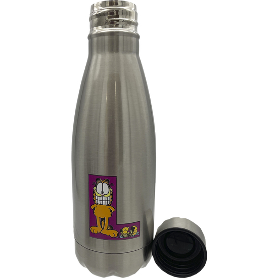 GARFIELD BOTELLA PERSONALIZABLE DE ACERO 550ML LETRA L image 3