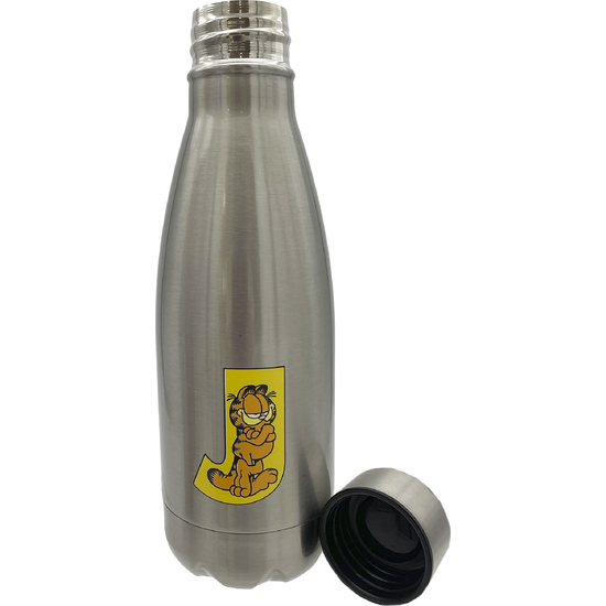 GARFIELD BOTELLA PERSONALIZABLE DE ACERO 550ML LETRA J image 3