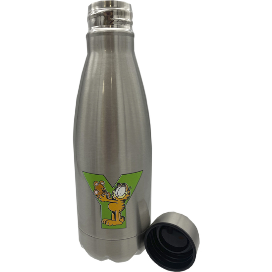 GARFIELD BOTELLA PERSONALIZABLE DE ACERO 550ML LETRA Y image 3