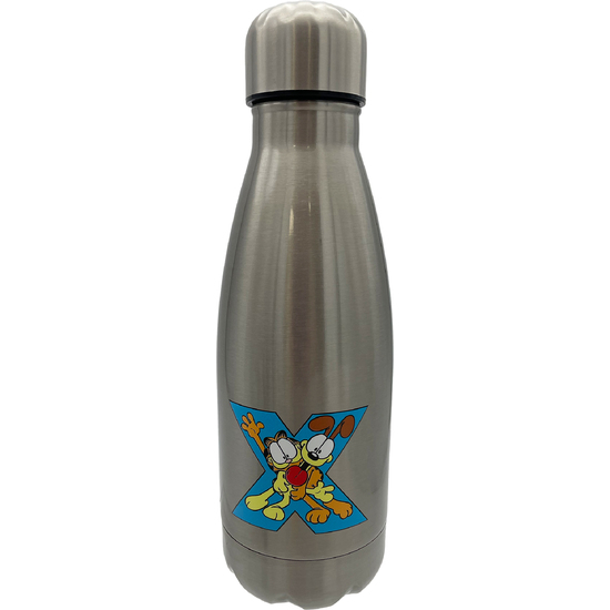 GARFIELD BOTELLA PERSONALIZABLE DE ACERO 550ML LETRA X image 0