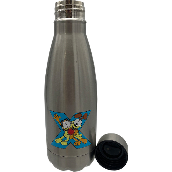 GARFIELD BOTELLA PERSONALIZABLE DE ACERO 550ML LETRA X image 3
