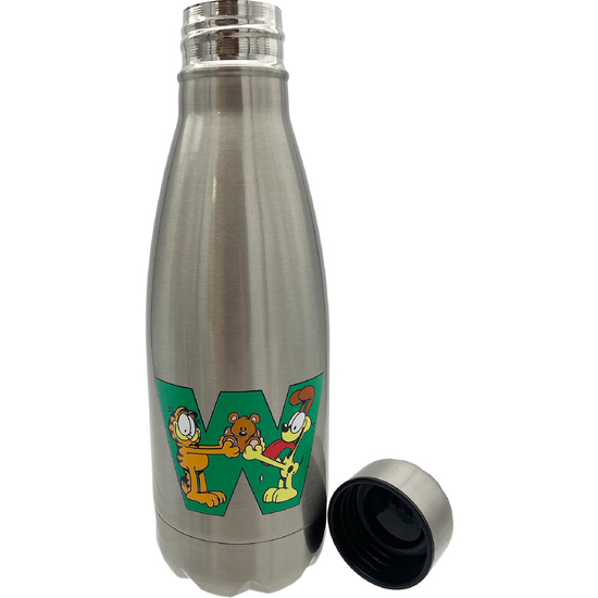 GARFIELD BOTELLA PERSONALIZABLE DE ACERO 550ML LETRA W image 3