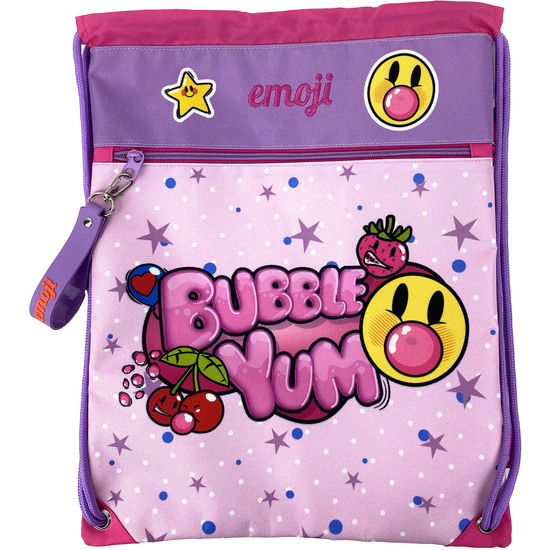 EMOJI MOCHILA SACO - BUBBLEGUM image 0