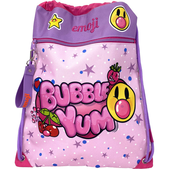EMOJI MOCHILA SACO - BUBBLEGUM image 2
