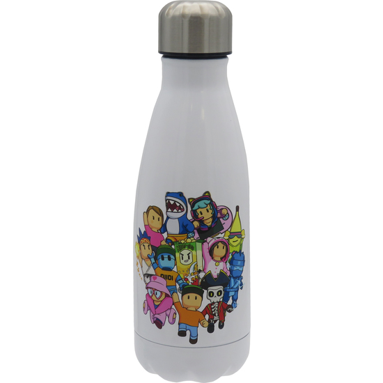 STUMBLE GUYS BOTELLA BLANCA DE ACERO 550ML image 0