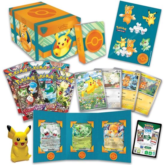 MALETIN JUEGO CARTAS COLLECTOR CHEST PADELA ADVENTURE POKEMON INGLES image 1