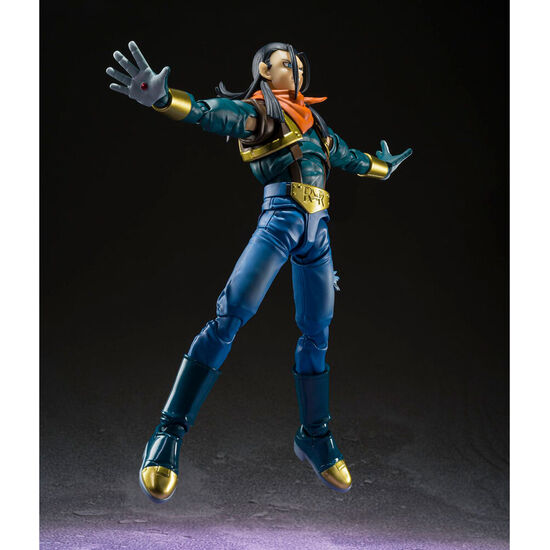 FIGURA SH FIGUARTS SUPER ANDROID 17 DRAGON BALL GT 20CM image 2