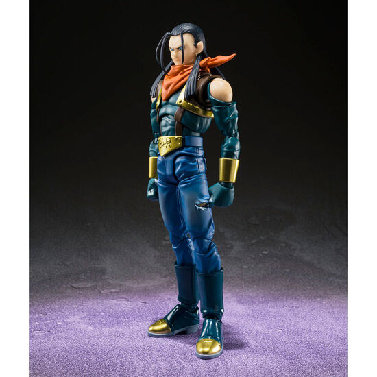 FIGURA SH FIGUARTS SUPER ANDROID 17 DRAGON BALL GT 20CM image 3