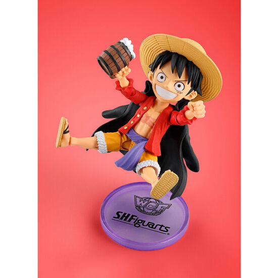FIGURA S.H FIGUARTS MONKEY D. LUFFY WORLD COLLECTABLE ONE PIECE 7,5CM image 1