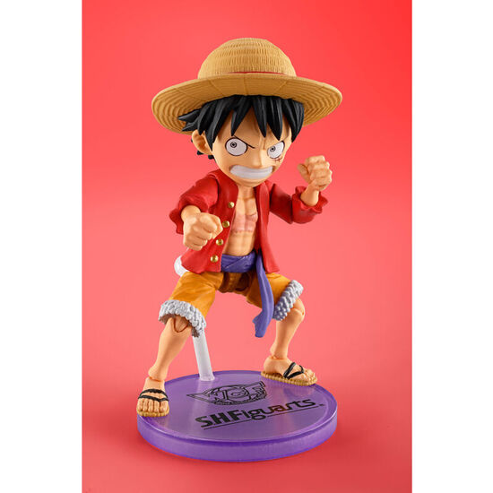 FIGURA S.H FIGUARTS MONKEY D. LUFFY WORLD COLLECTABLE ONE PIECE 7,5CM image 3