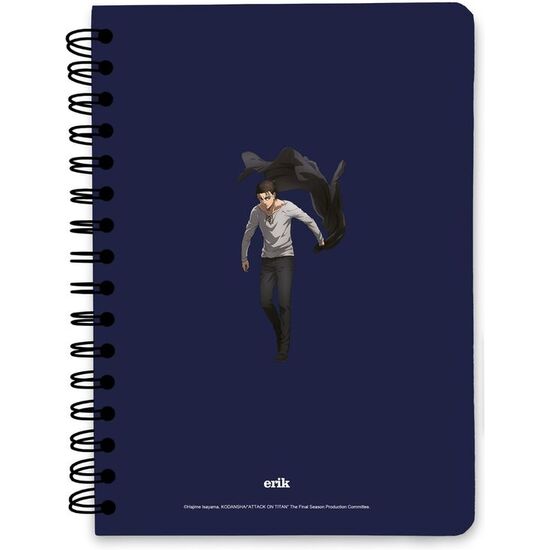 CUADERNO A5 ATTACK ON TITAN image 1