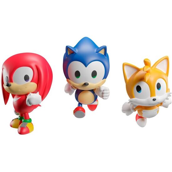 BLISTER 3 FIGURITAS SONIC THE HEDGEHOG image 0