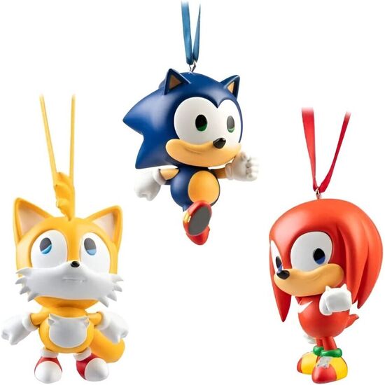 BLISTER 3 FIGURITAS SONIC THE HEDGEHOG image 1